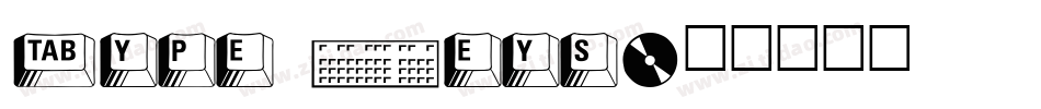Type Keys字体转换